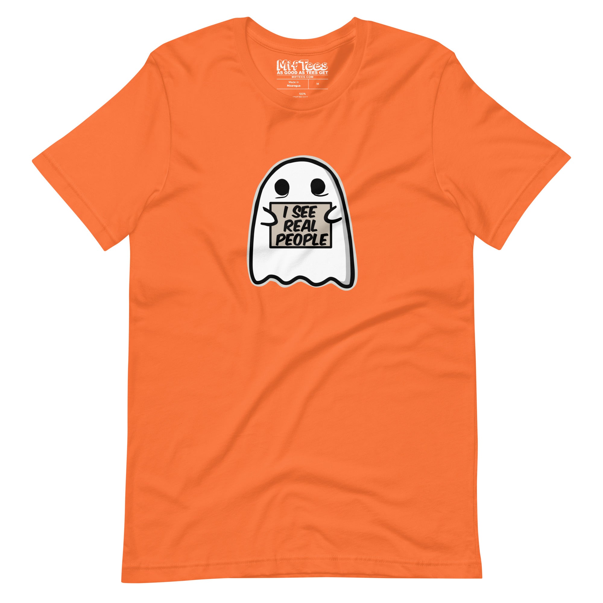 I See Real People Halloween Ghost T-Shirt