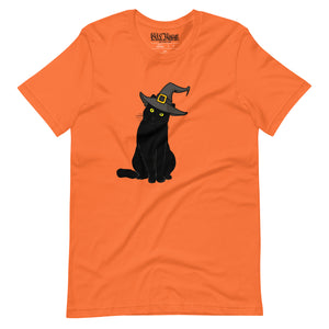 Black Cat Witch Halloween t-shirt