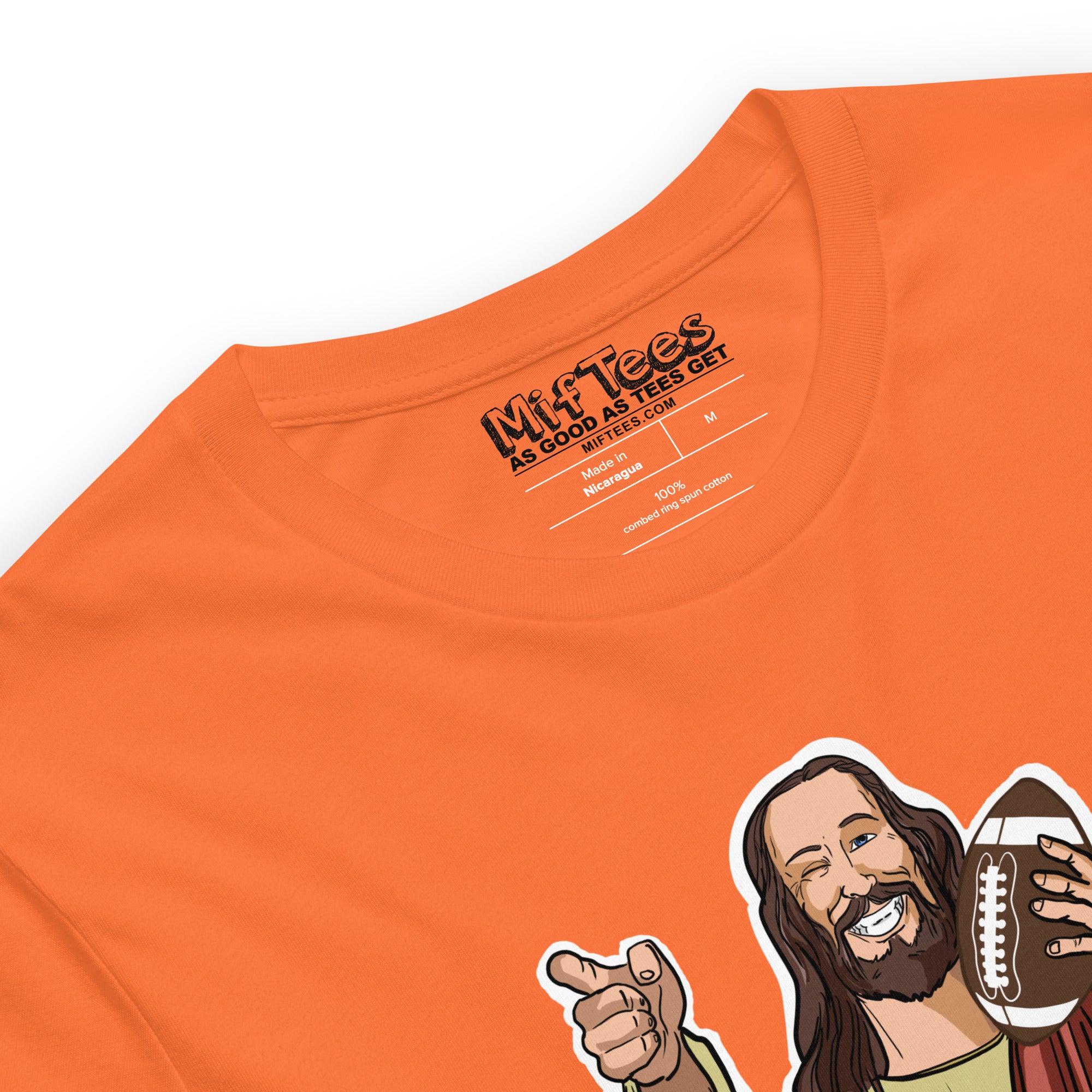 Fantasy Football Cartoon Who Would Jesus Draft t-shirt