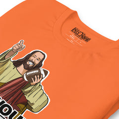 Fantasy Football Cartoon Who Would Jesus Draft t-shirt