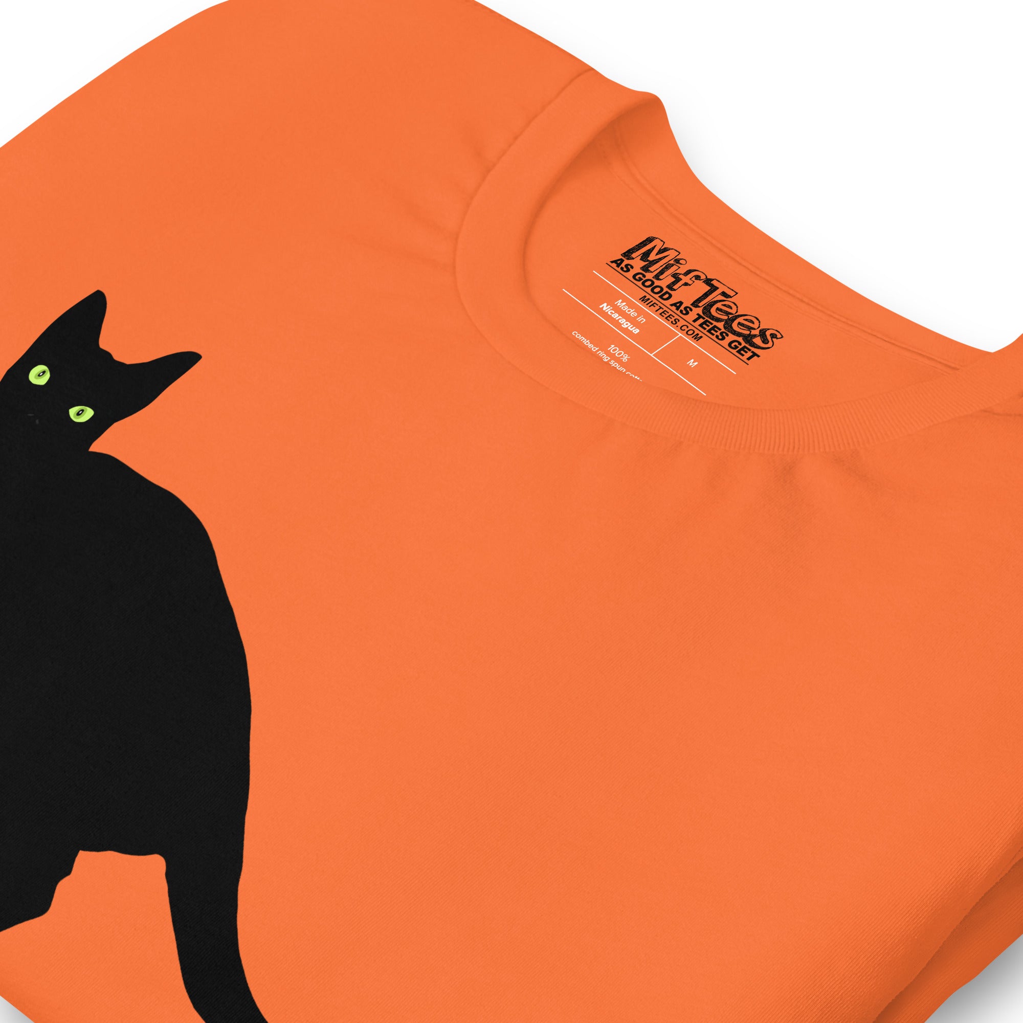 Lurking Black Cat t-shirt