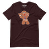 Gingerbread Man with Hand Horns funny Metal Christmas  T-Shirt