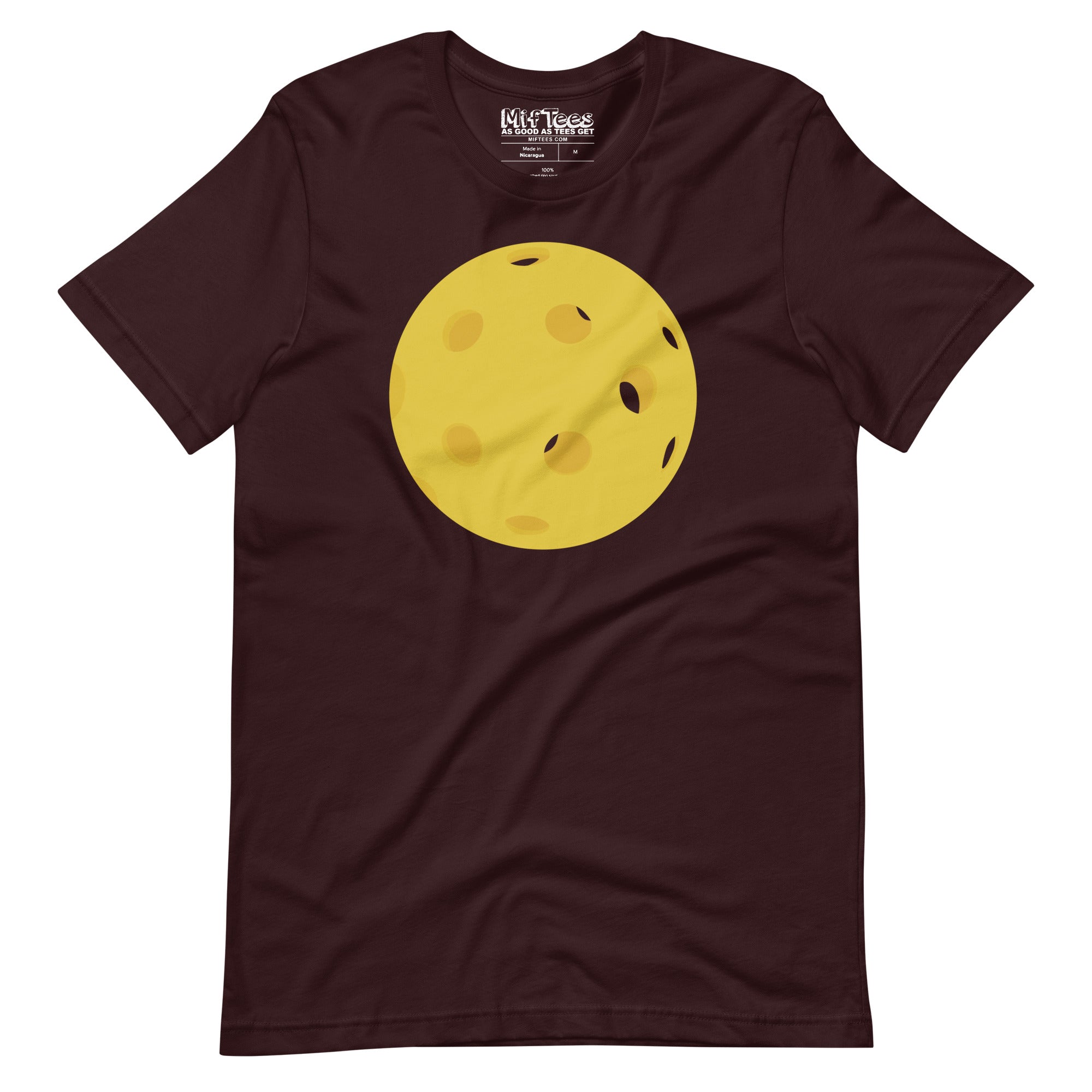 3D Yellow Pickleball t-shirt