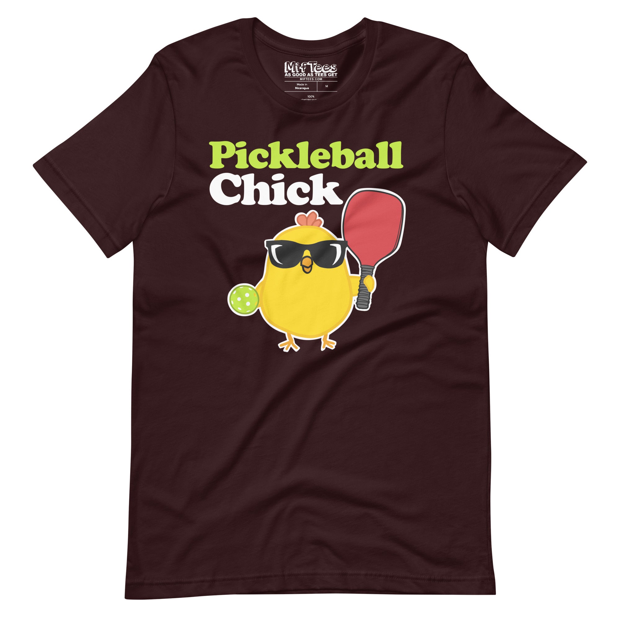 Pickleball Chick with Sunglasses t-shirt