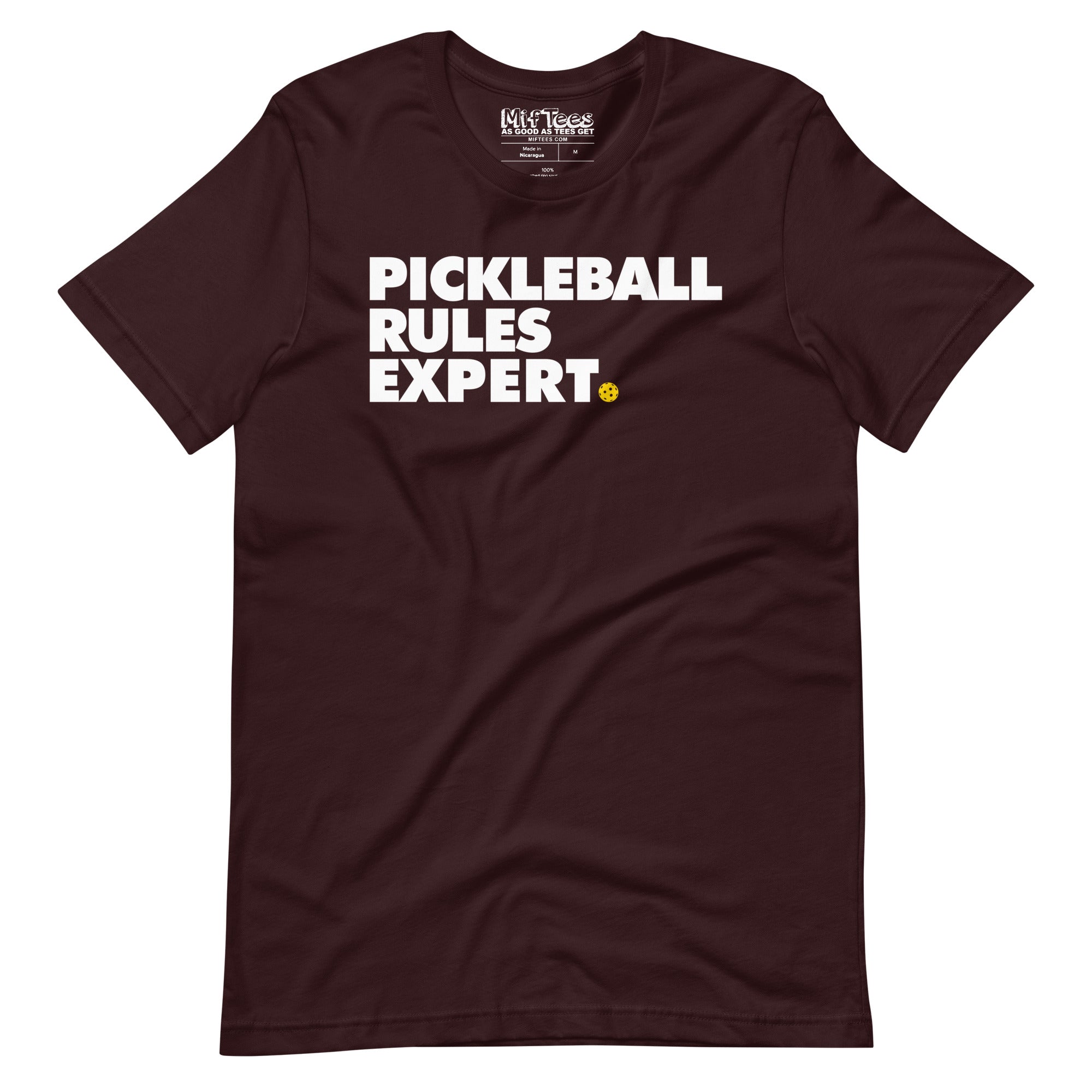 Pickleball Rules Expert t-shirt