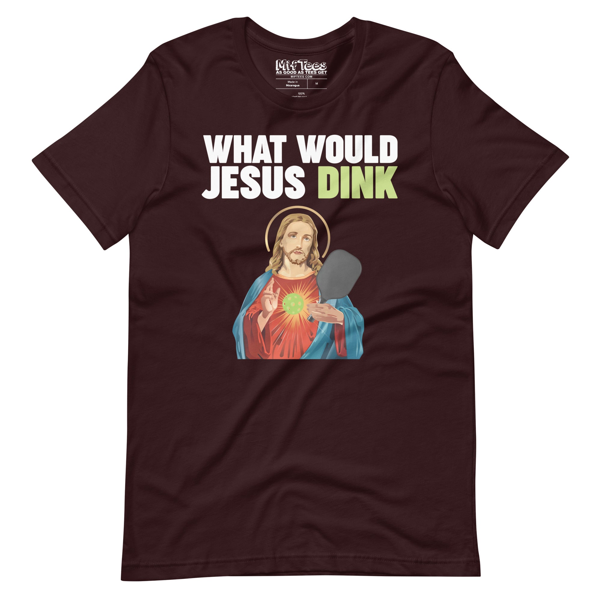 What Would Jesus Dink Pickleball t-shirt