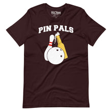 Load image into Gallery viewer, Pin Pals Beer and Bowling t-shirt
