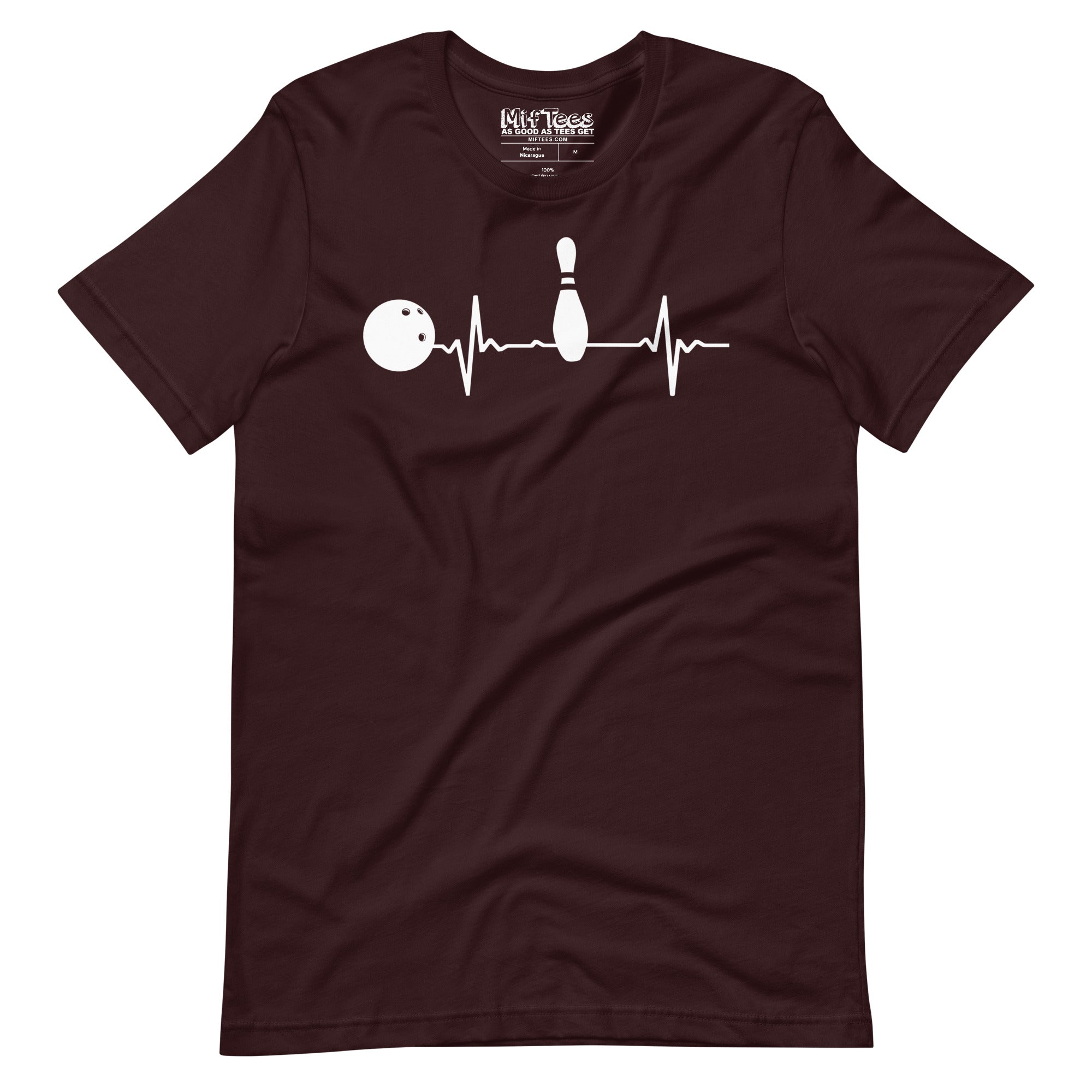 Bowling heartbeat t-shirt