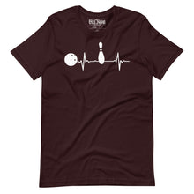 Load image into Gallery viewer, Bowling heartbeat t-shirt
