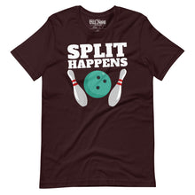 Load image into Gallery viewer, Bowling Split Happens t-shirt
