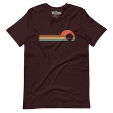 Load image into Gallery viewer, Retro Sunset Bowling t-shirt
