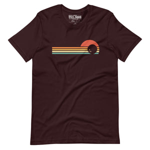 Retro Sunset Bowling t-shirt