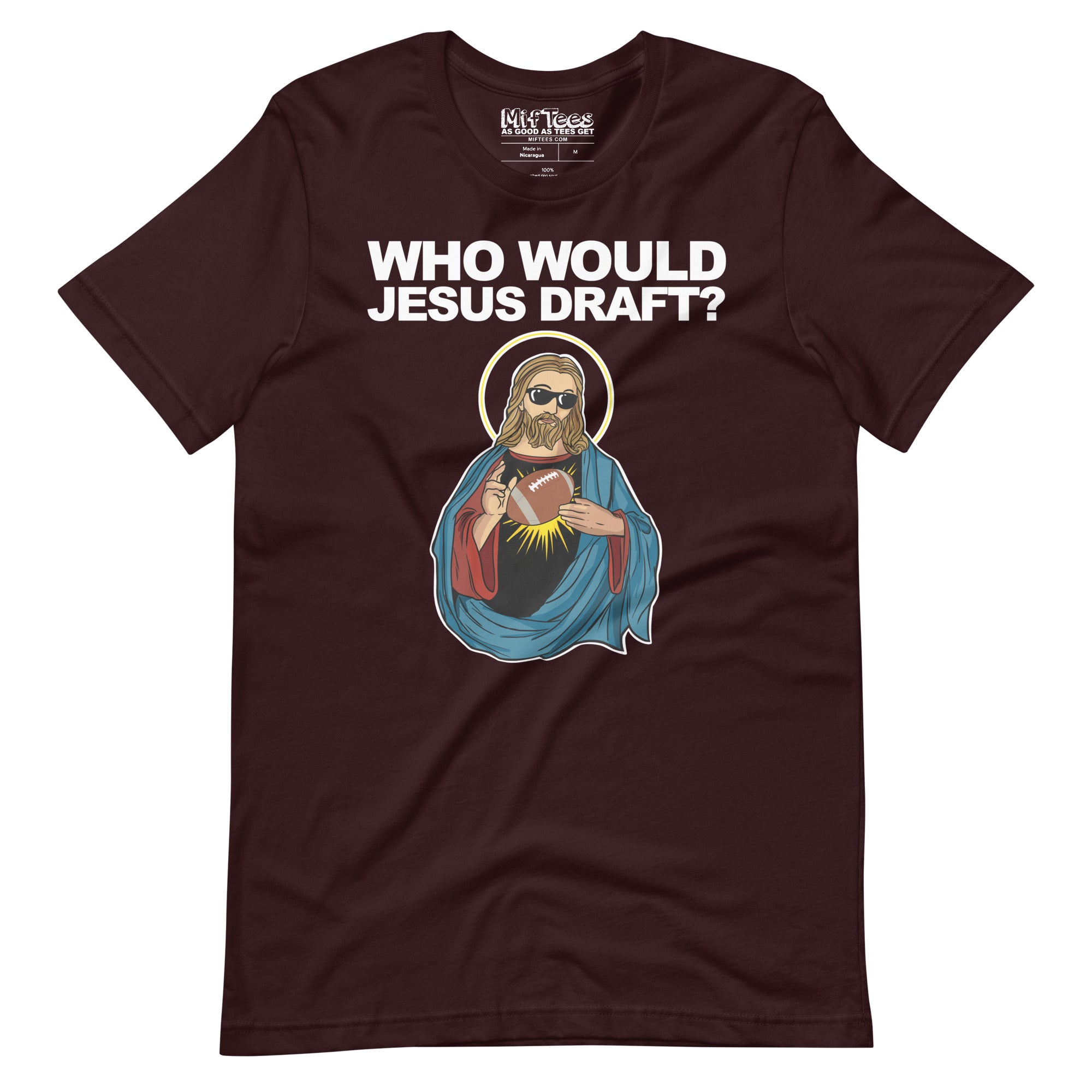 Fantasy Football Who Would Jesus Draft t-shirt