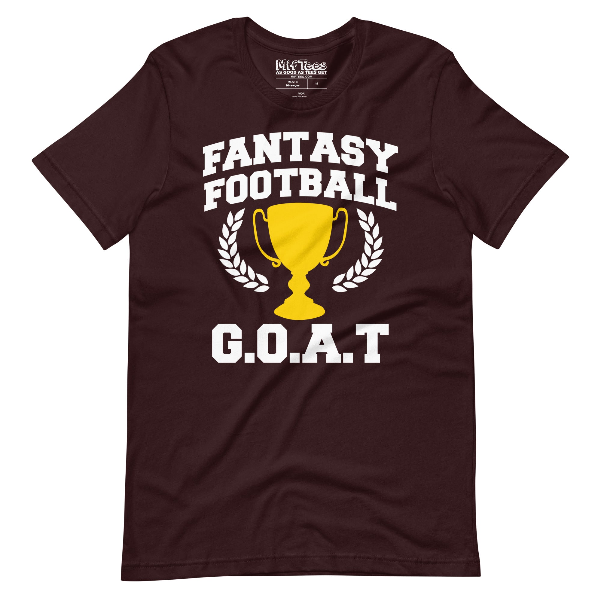 Fantasy Football Goat Trophy t-shirt