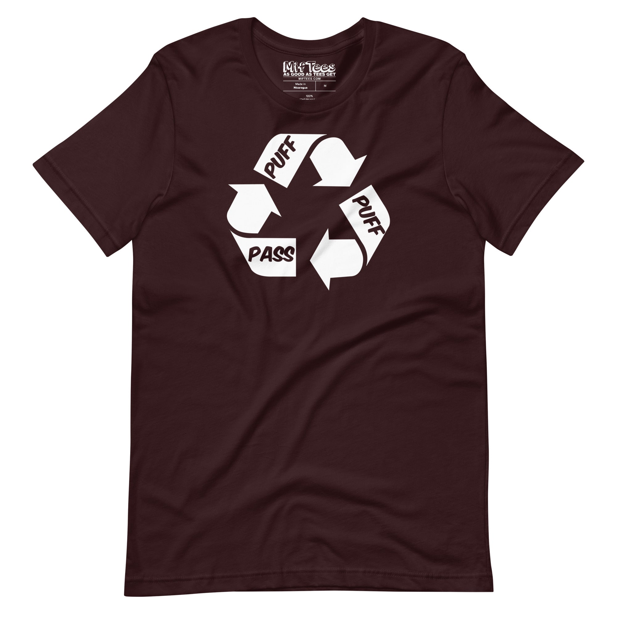 Puff Puff Pass weed recycle T-Shirt