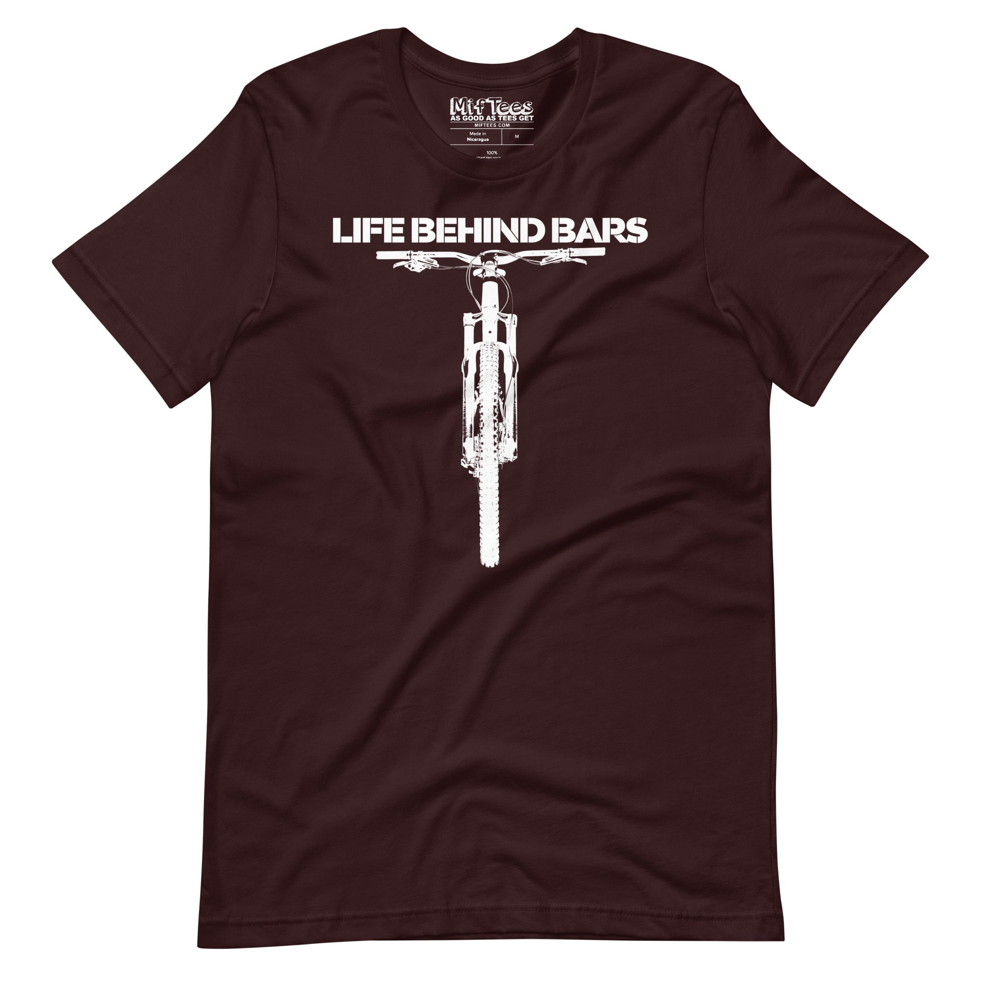 Life Behind Bars Funny MTB Mountain Bike Pun T-Shirt