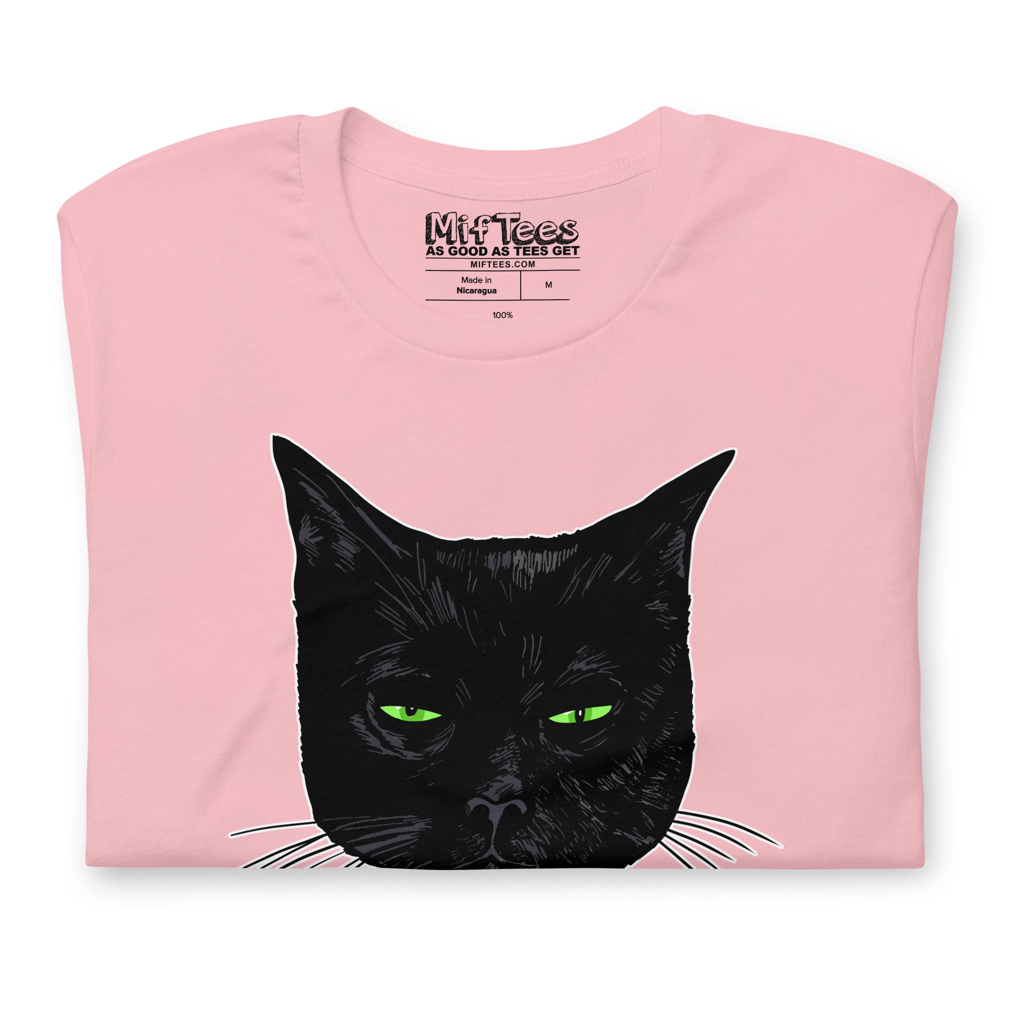 Suspicious Black Cat t-shirt