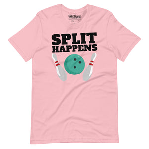 Bowling Split Happens t-shirt