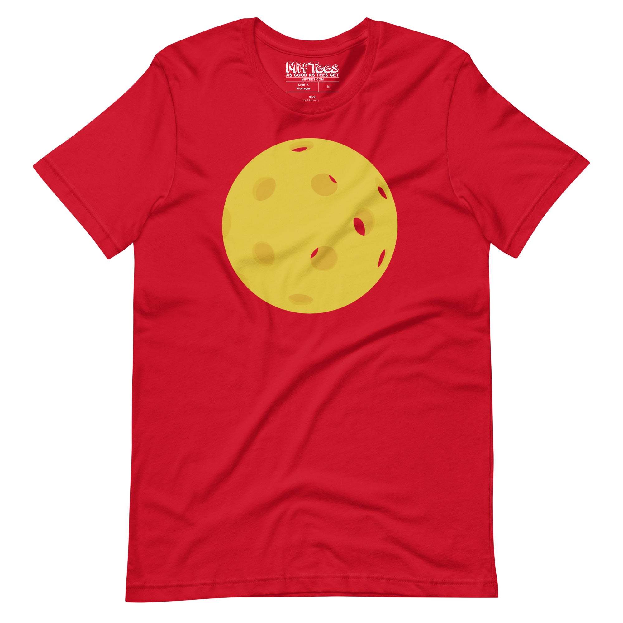 3D Yellow Pickleball t-shirt