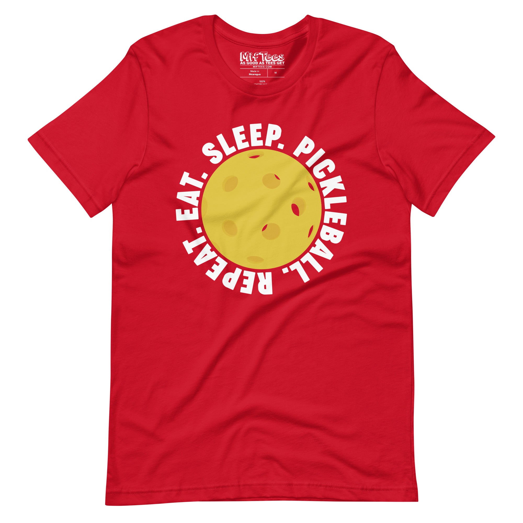 Eat Sleep Pickleball Repeat t-shirt