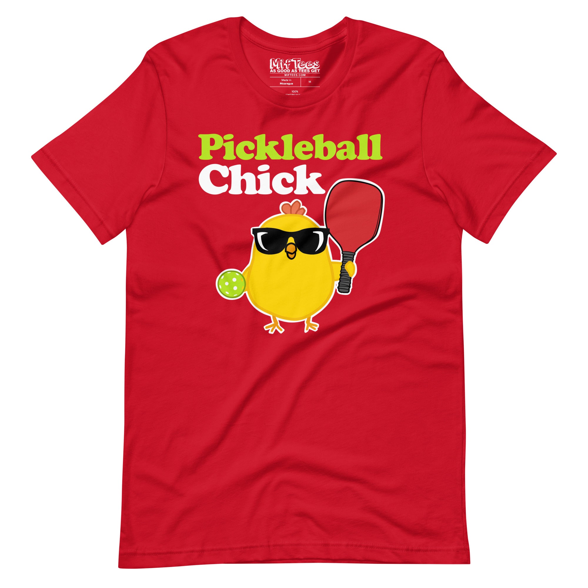 Pickleball Chick with Sunglasses t-shirt