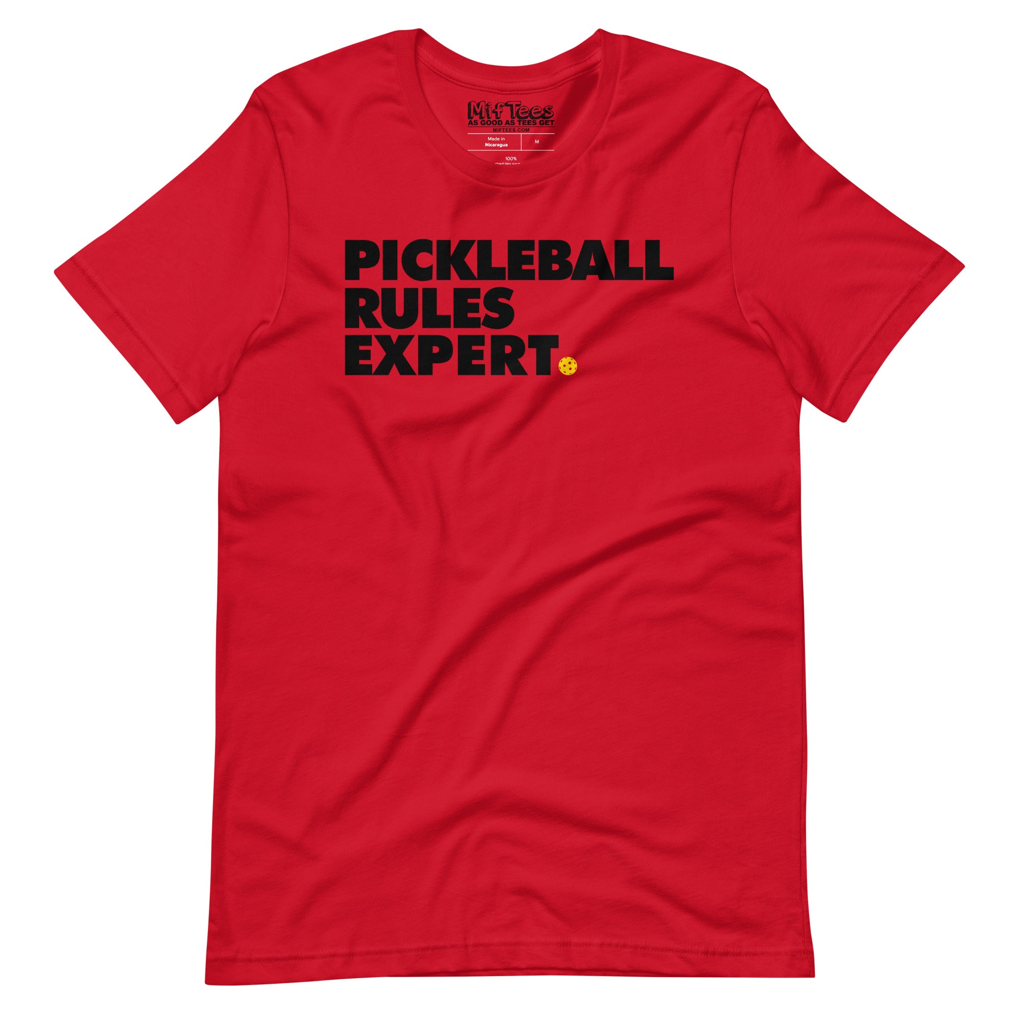 Pickleball Rules Expert t-shirt