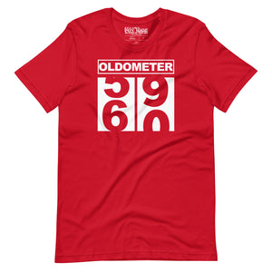 60 Birthday Oldometer funny Oldometer 60th Birthday T-Shirt