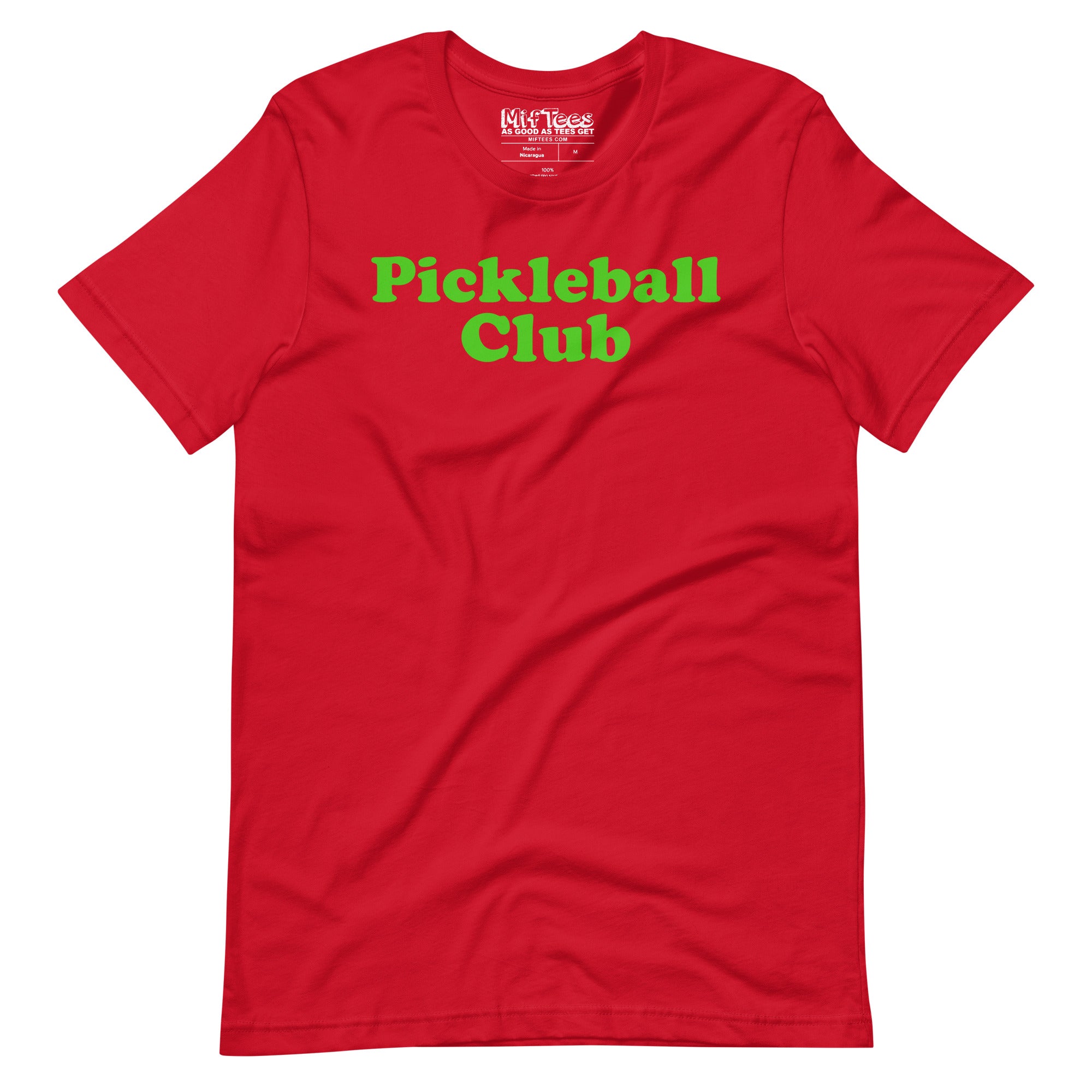 Green Pickleball Club t-shirt