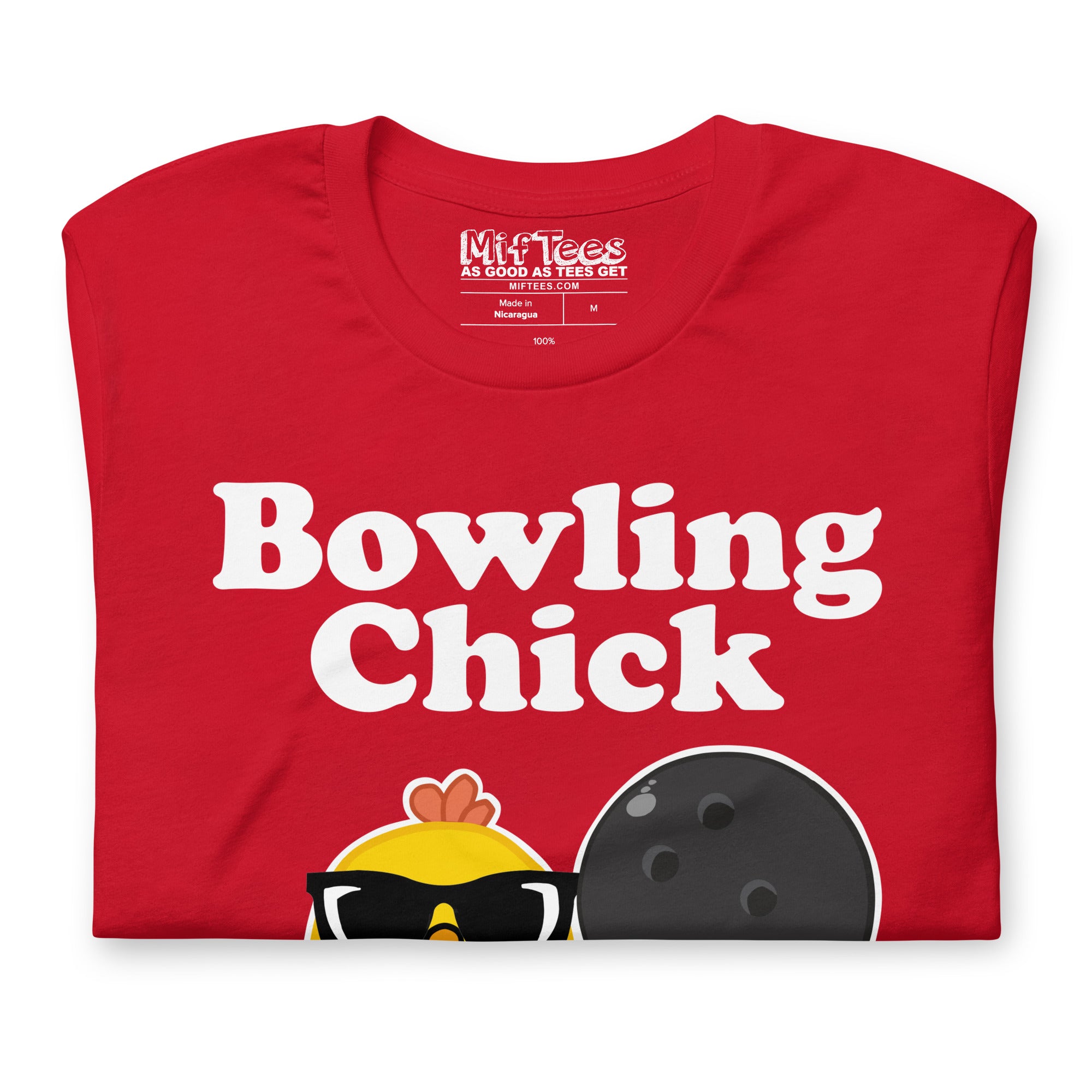 Bowling Chick with Sunglasses t-shirt