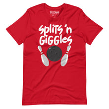 Load image into Gallery viewer, Bowling Splits and Giggles t-shirt
