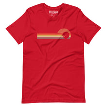 Load image into Gallery viewer, Retro Sunset Bowling t-shirt
