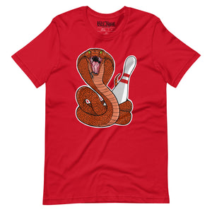 Snake with Bowling Pin t-shirt