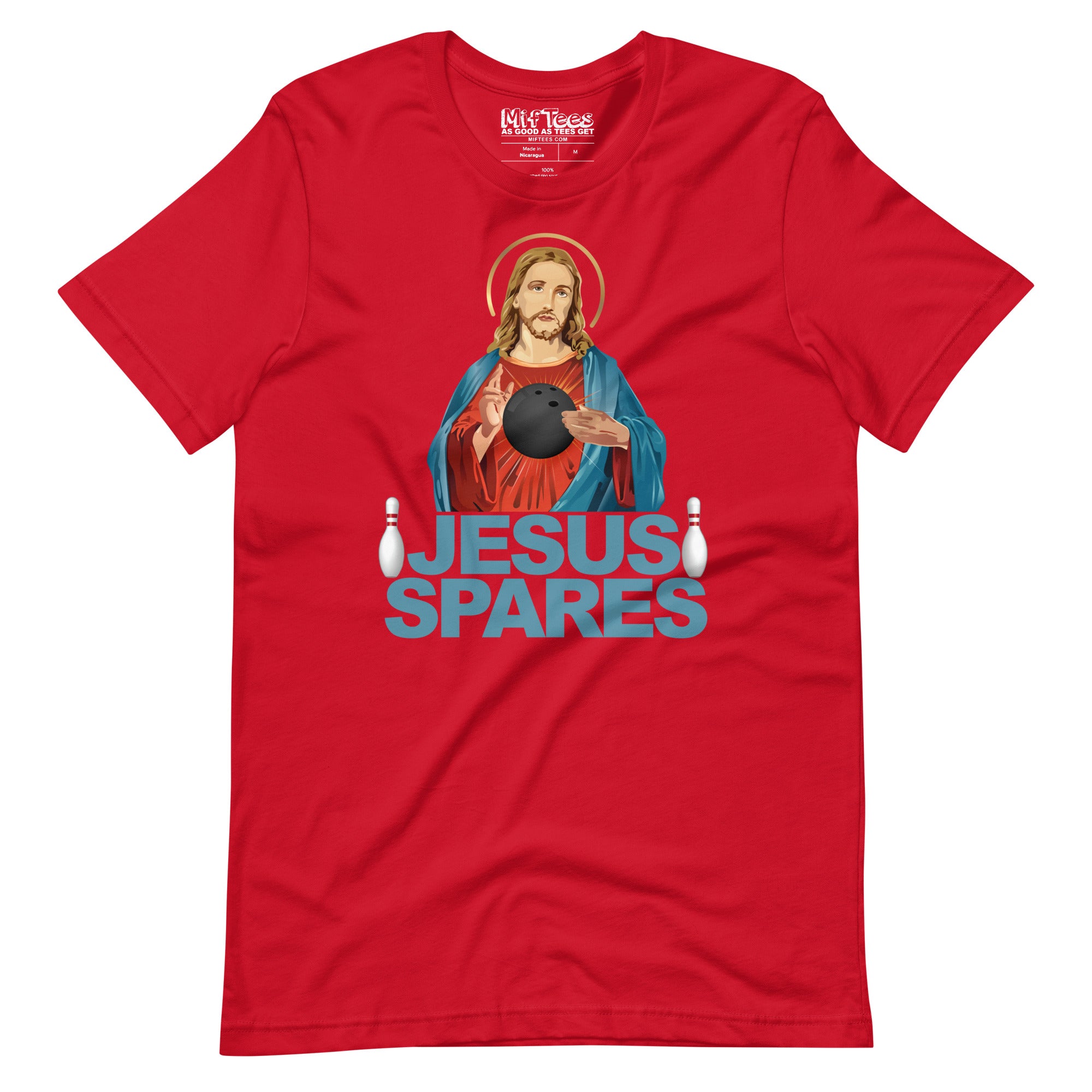 Jesus Spares Bowling t-shirt