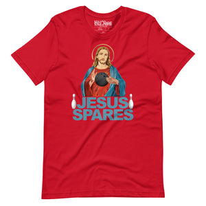 Jesus Spares Bowling t-shirt