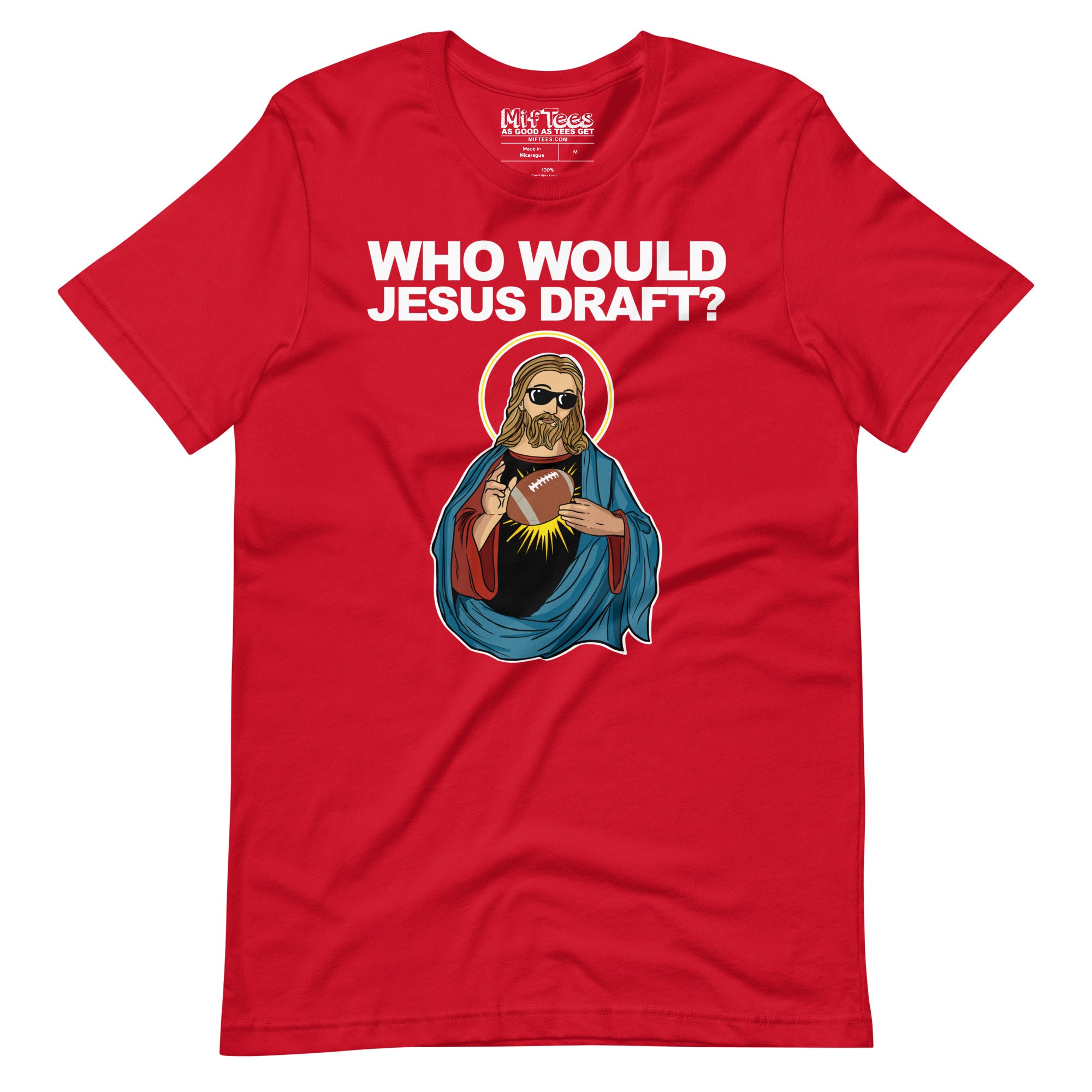 Fantasy Football Who Would Jesus Draft t-shirt