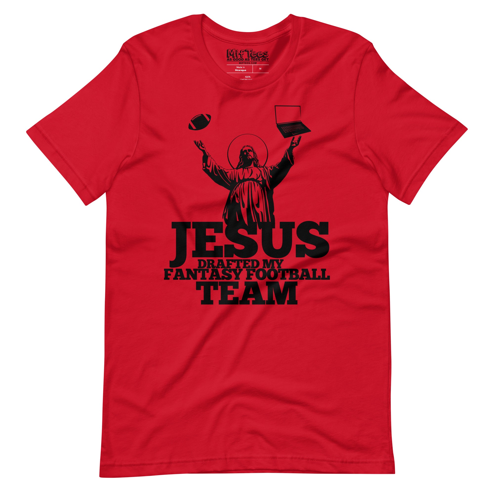 Jesus Drafted My Fantasy Football Team t-shirt