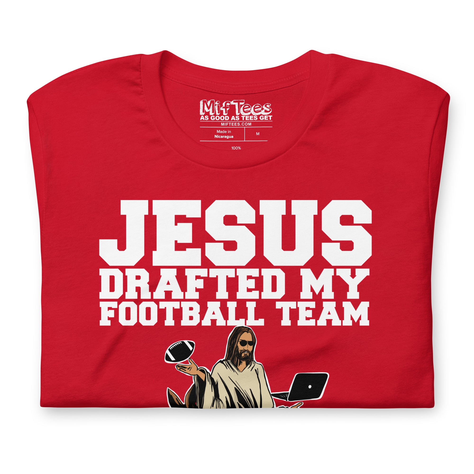 Fantasy Football Jesus Drafted My Football Team t-shirt