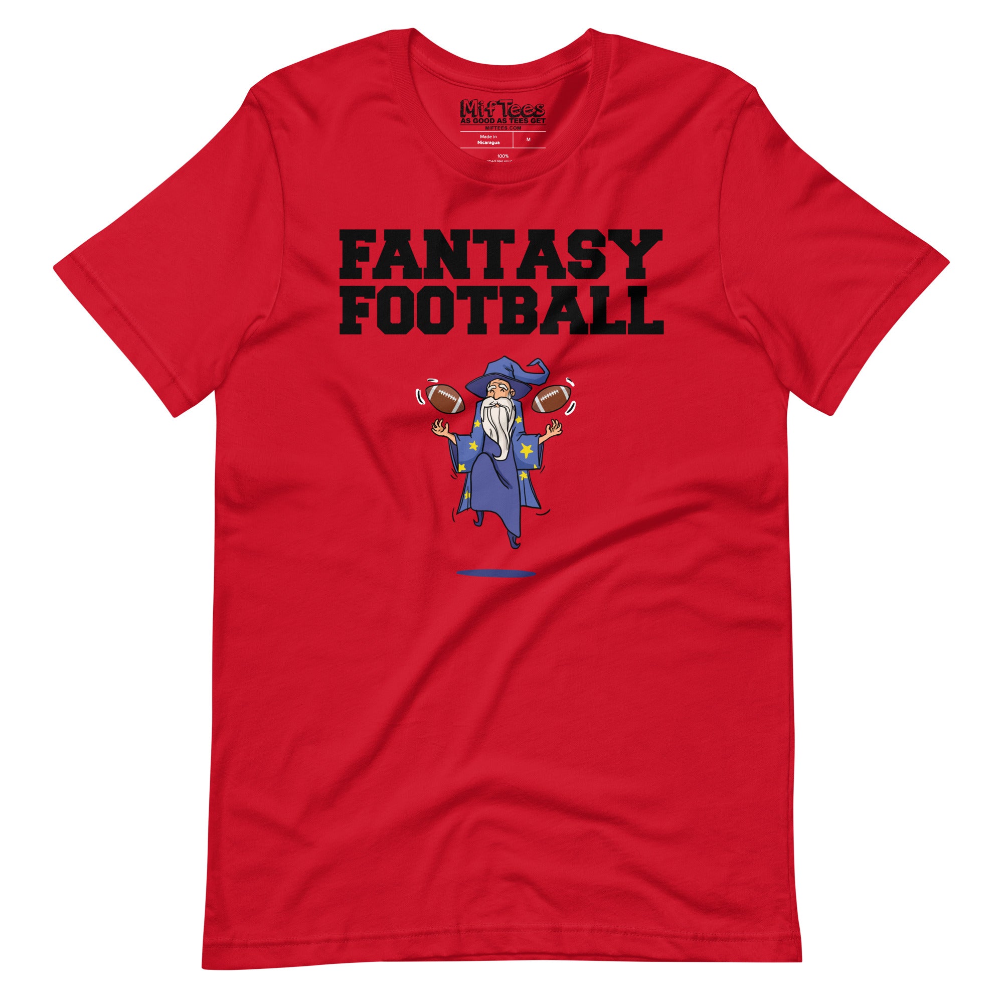 floating Wizard Fantasy Football t-shirt