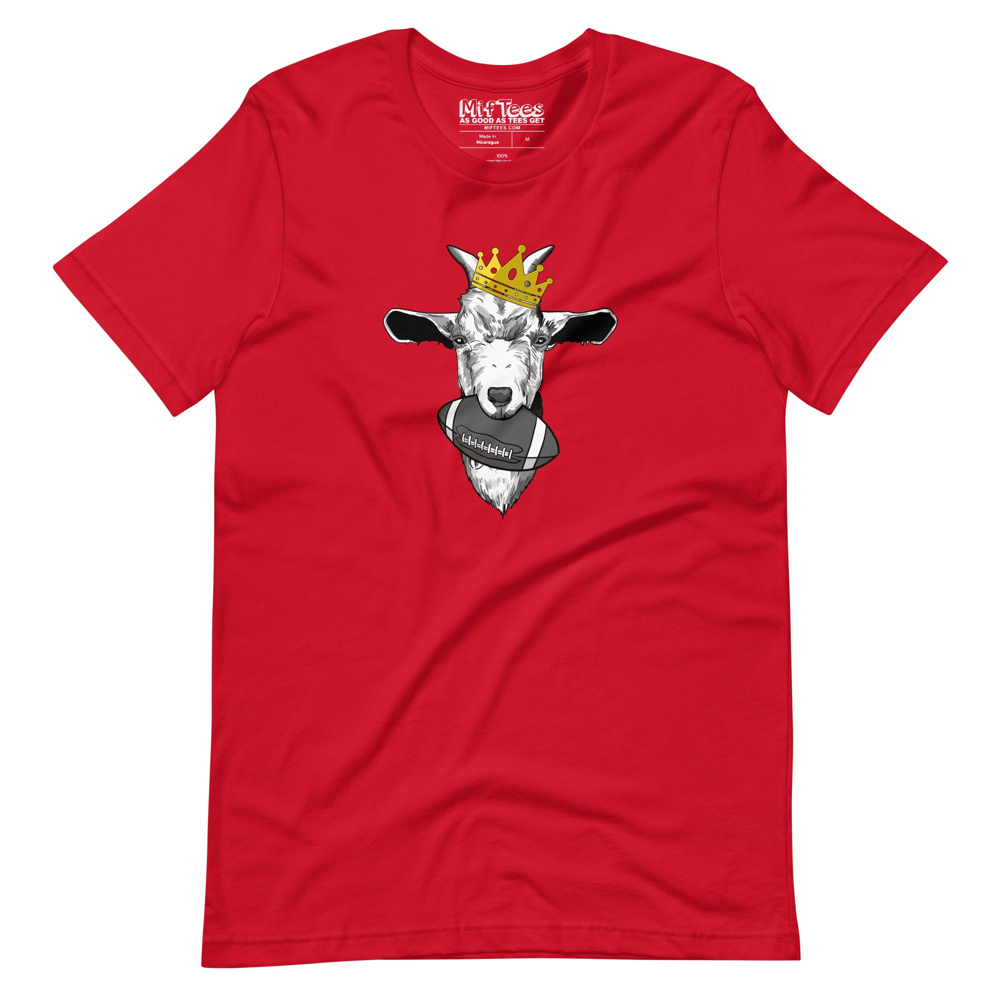 Fantasy Football GOAT with Crown t-shirt