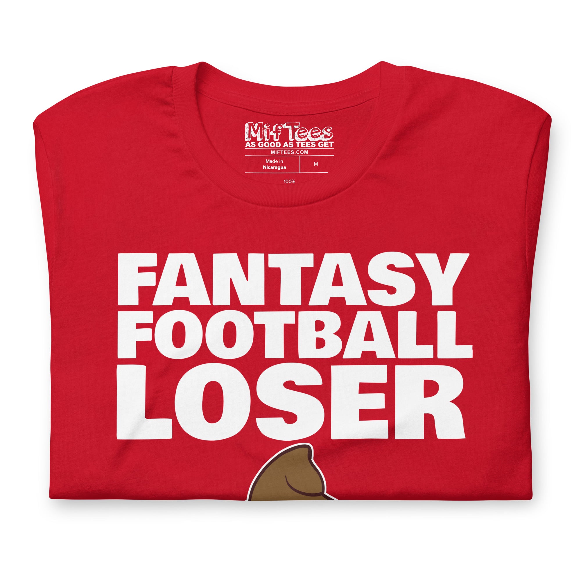 Fantasy Football Loser Poop t-shirt