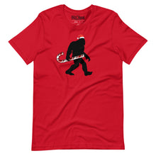 Load image into Gallery viewer, Christmas Bigfoot t-shirt
