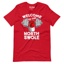 Load image into Gallery viewer, Santa Claus Welcome to the North Swole T-Shirt
