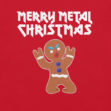 Load image into Gallery viewer, Metal Christmas Gingerbread Man t-shirt
