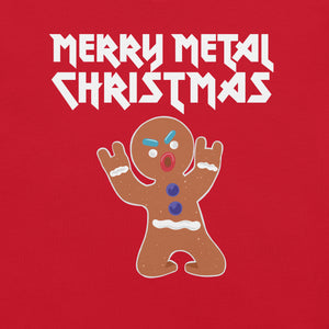 Metal Christmas Gingerbread Man t-shirt