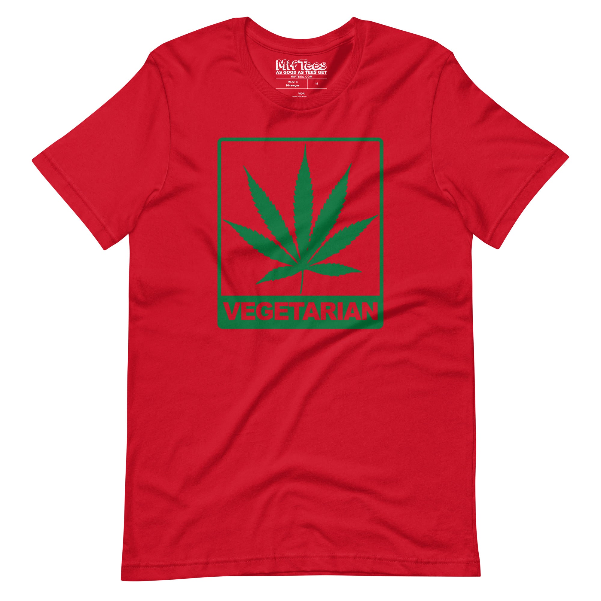 Weed Vegetarian Funny Cannabis T-Shirt