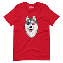 Load image into Gallery viewer, &#39;Merica Husky t-shirt
