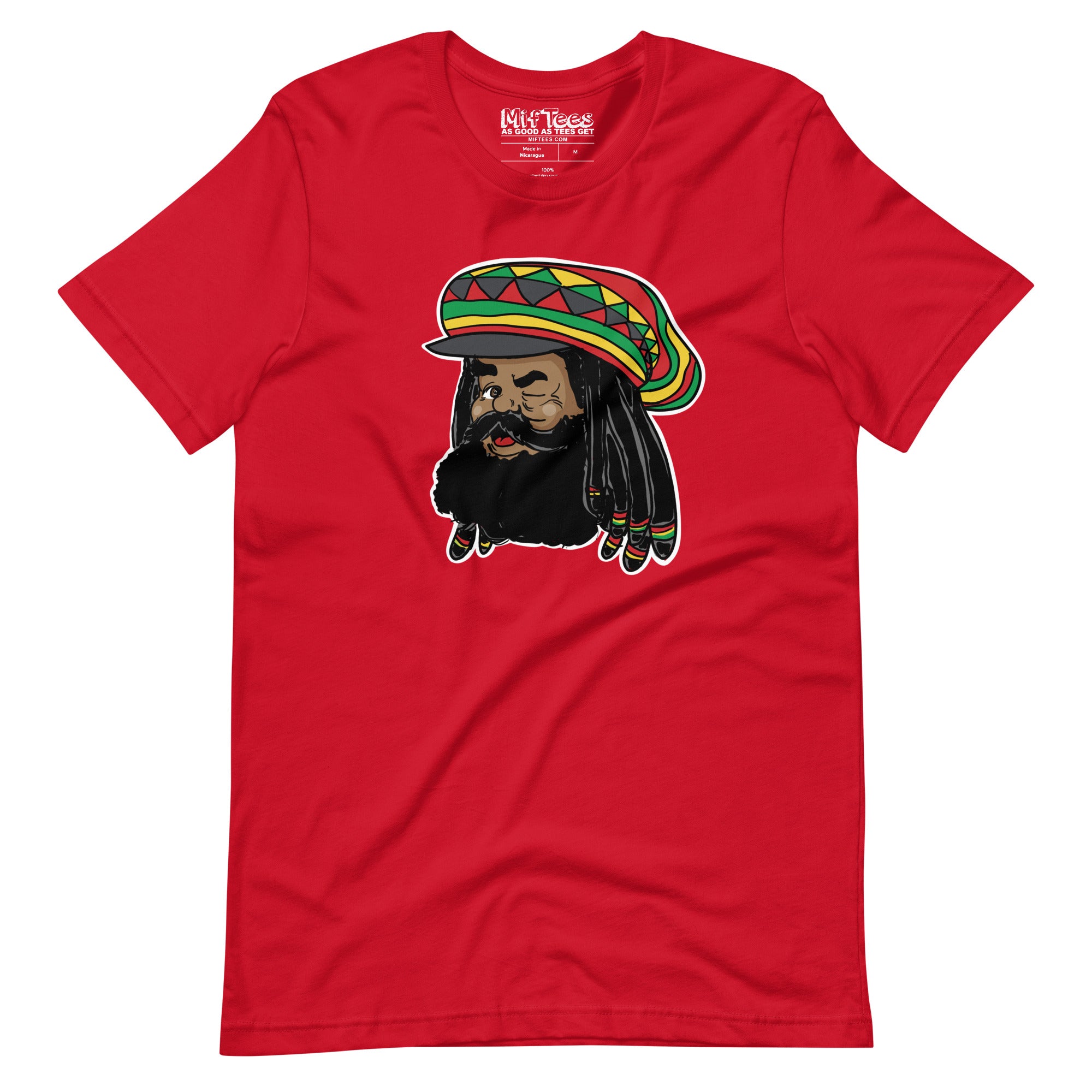 Black Rasta Santa t-shirt