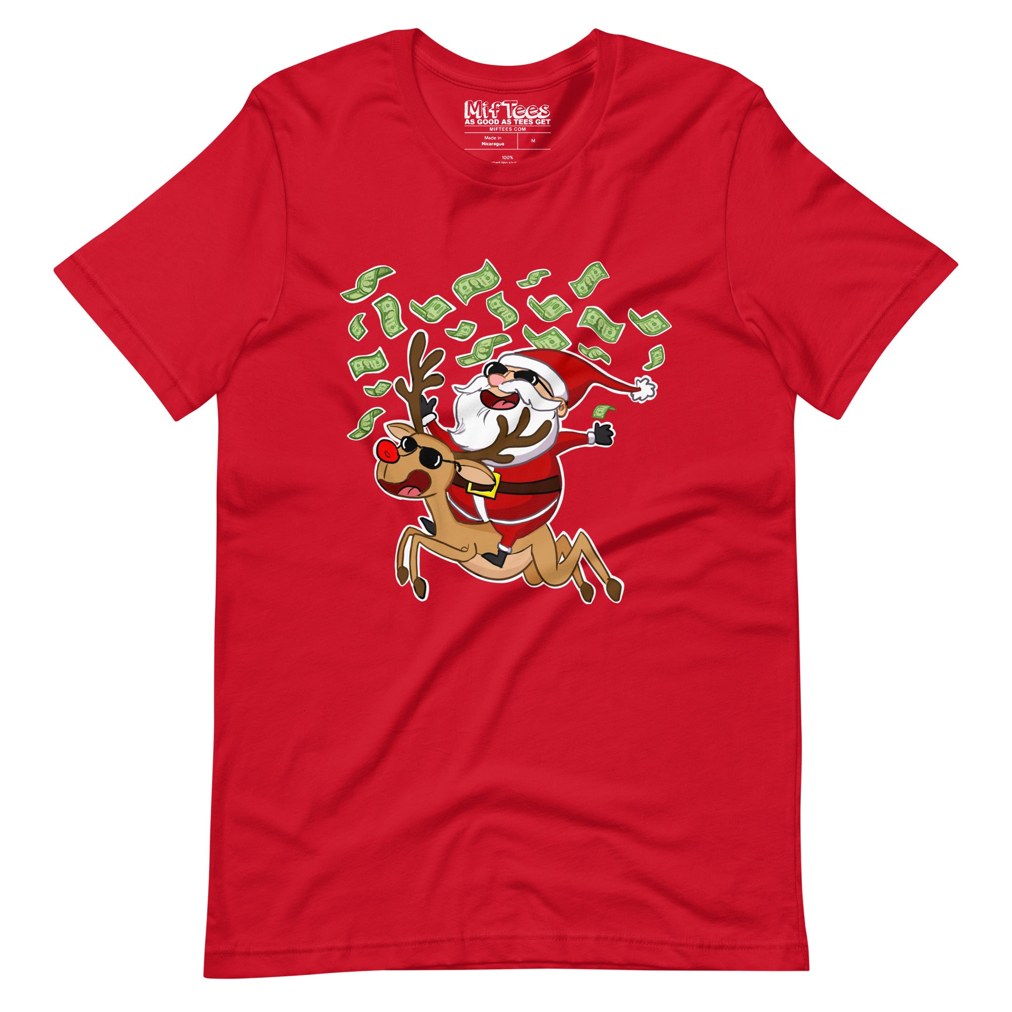 Santa and Rudolph t-shirt