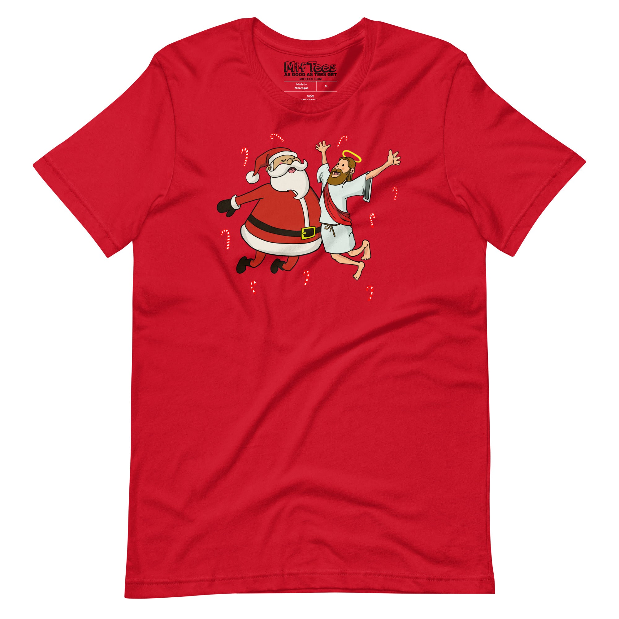 Jesus and Santa t-shirt