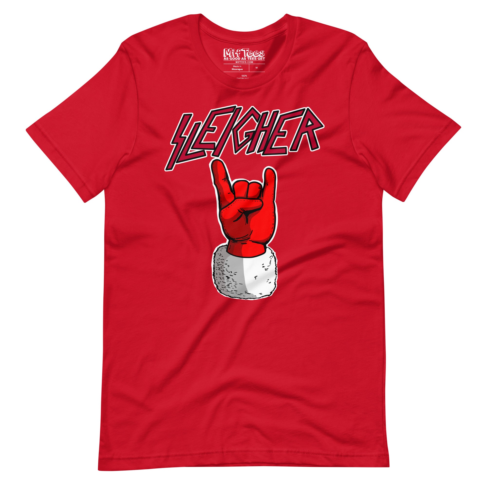 Sleigher Santa Devil Horns t-shirt